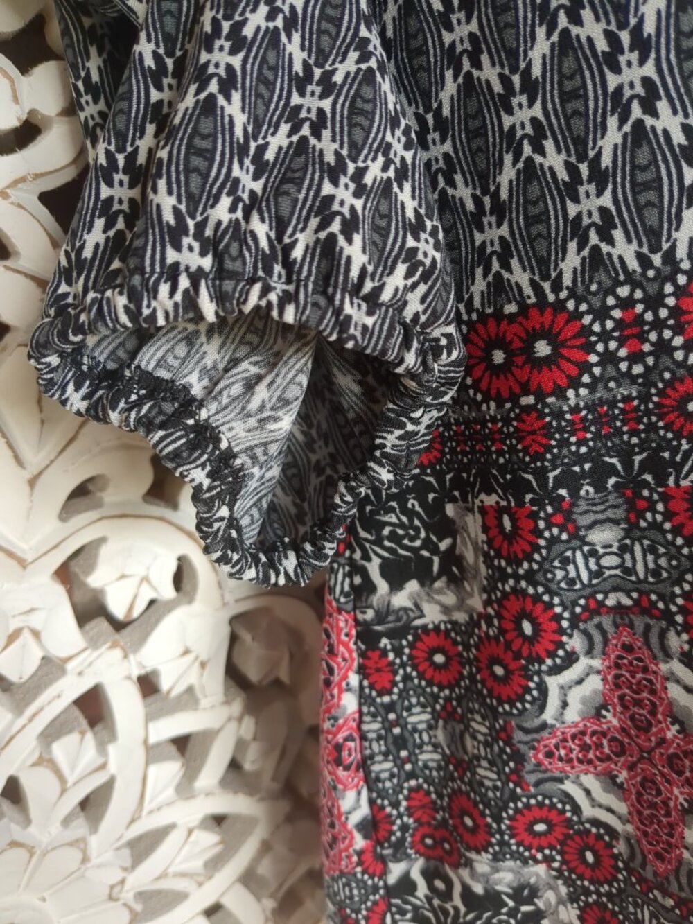 Long Sleeve Colorful Tunic - Picture 5 of 12